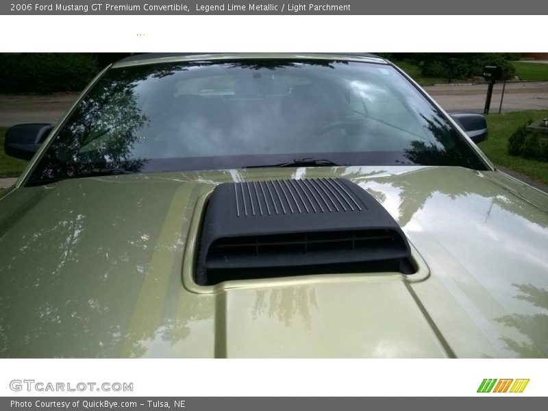 Legend Lime Metallic / Light Parchment 2006 Ford Mustang GT Premium Convertible