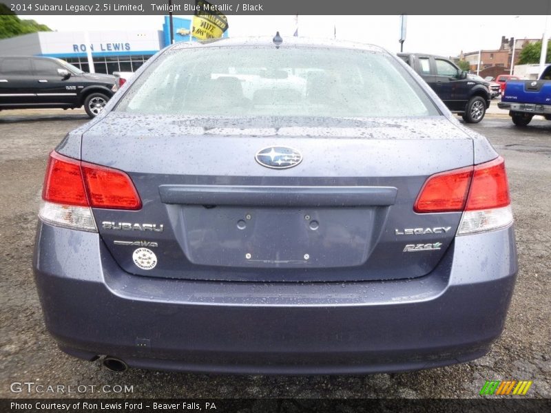 Twilight Blue Metallic / Black 2014 Subaru Legacy 2.5i Limited