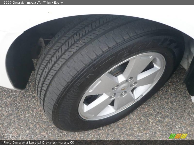 White / Ebony 2009 Chevrolet Impala LT