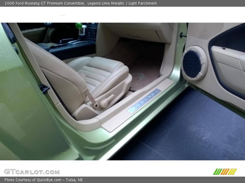 Legend Lime Metallic / Light Parchment 2006 Ford Mustang GT Premium Convertible
