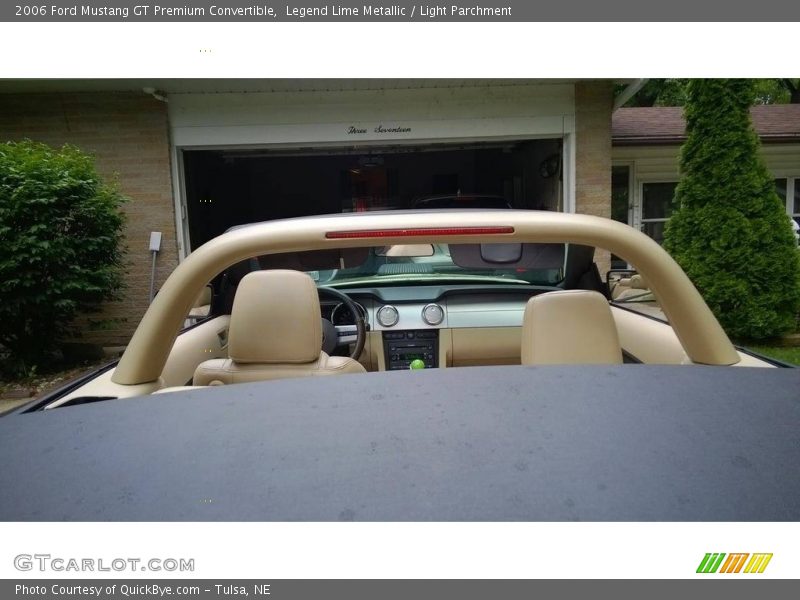 Legend Lime Metallic / Light Parchment 2006 Ford Mustang GT Premium Convertible