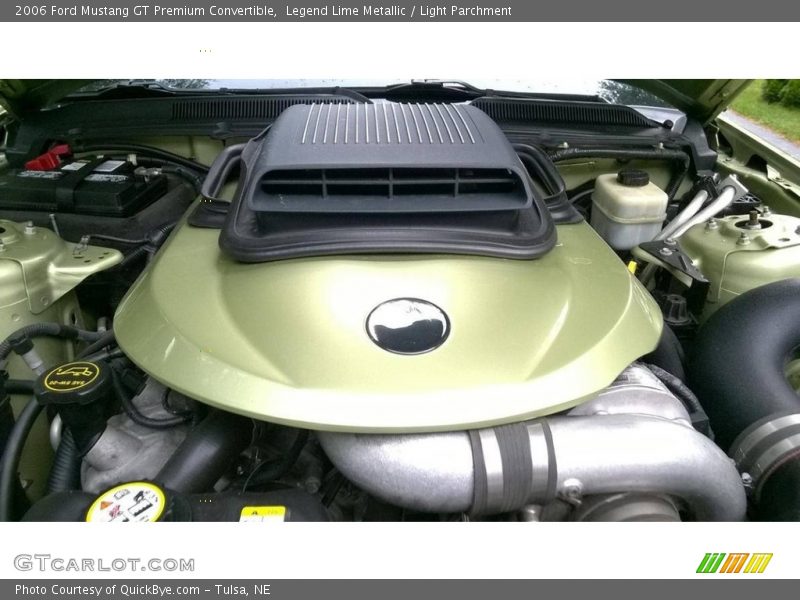 Legend Lime Metallic / Light Parchment 2006 Ford Mustang GT Premium Convertible