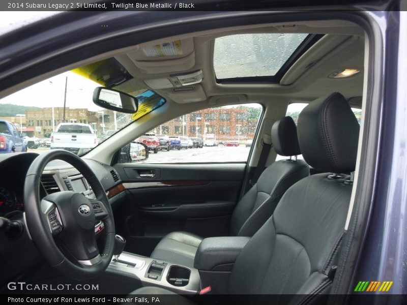 Twilight Blue Metallic / Black 2014 Subaru Legacy 2.5i Limited