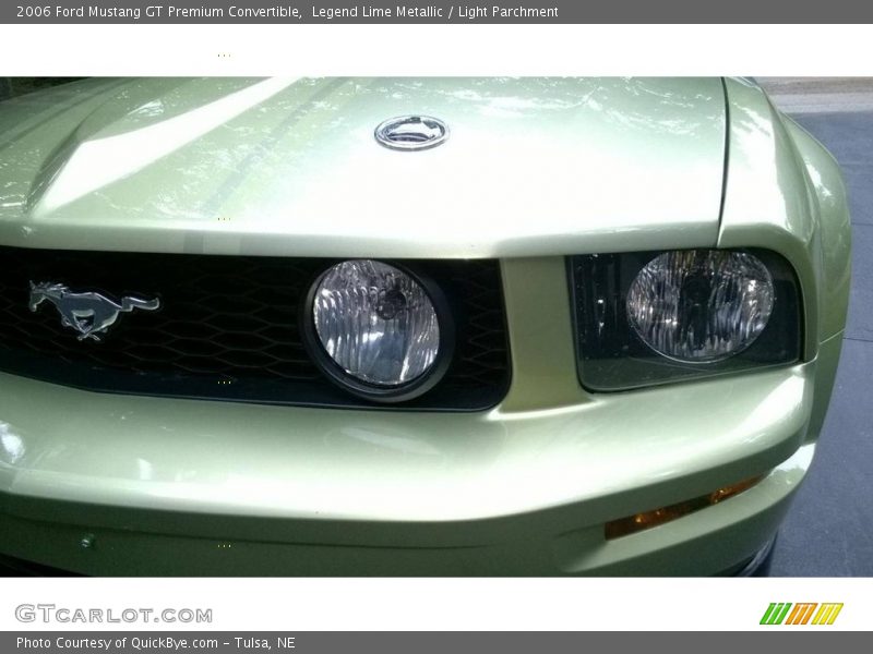 Legend Lime Metallic / Light Parchment 2006 Ford Mustang GT Premium Convertible