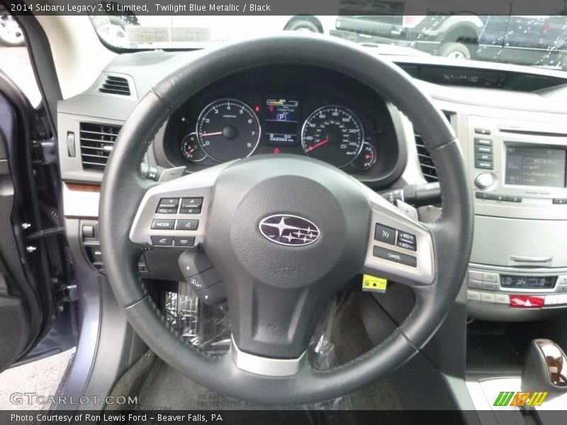 Twilight Blue Metallic / Black 2014 Subaru Legacy 2.5i Limited