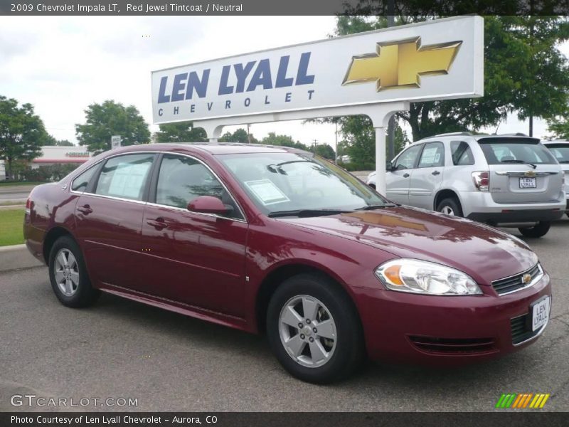 Red Jewel Tintcoat / Neutral 2009 Chevrolet Impala LT