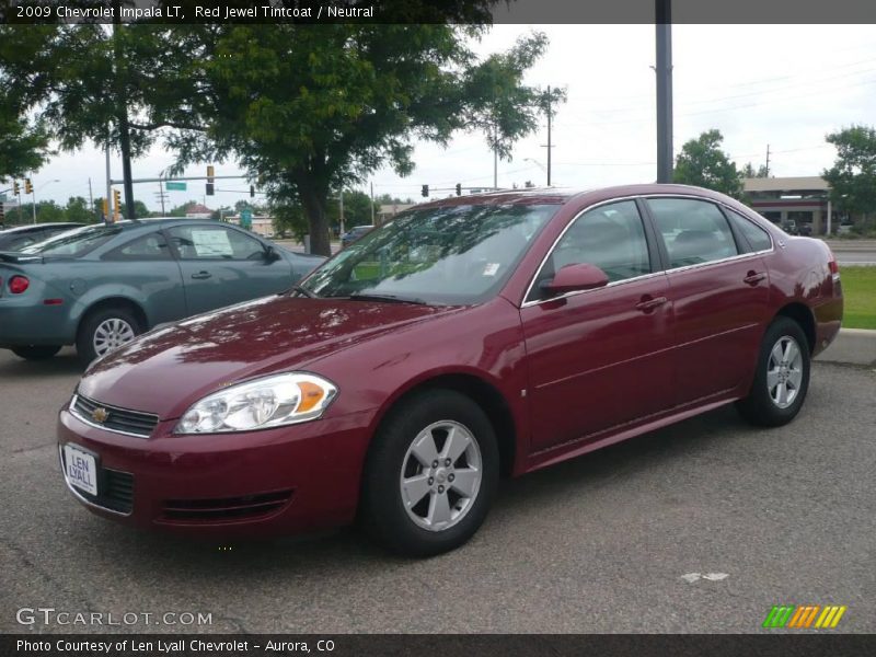 Red Jewel Tintcoat / Neutral 2009 Chevrolet Impala LT