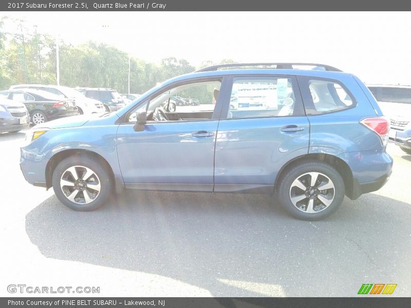 Quartz Blue Pearl / Gray 2017 Subaru Forester 2.5i