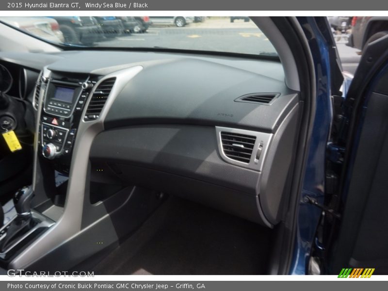Windy Sea Blue / Black 2015 Hyundai Elantra GT