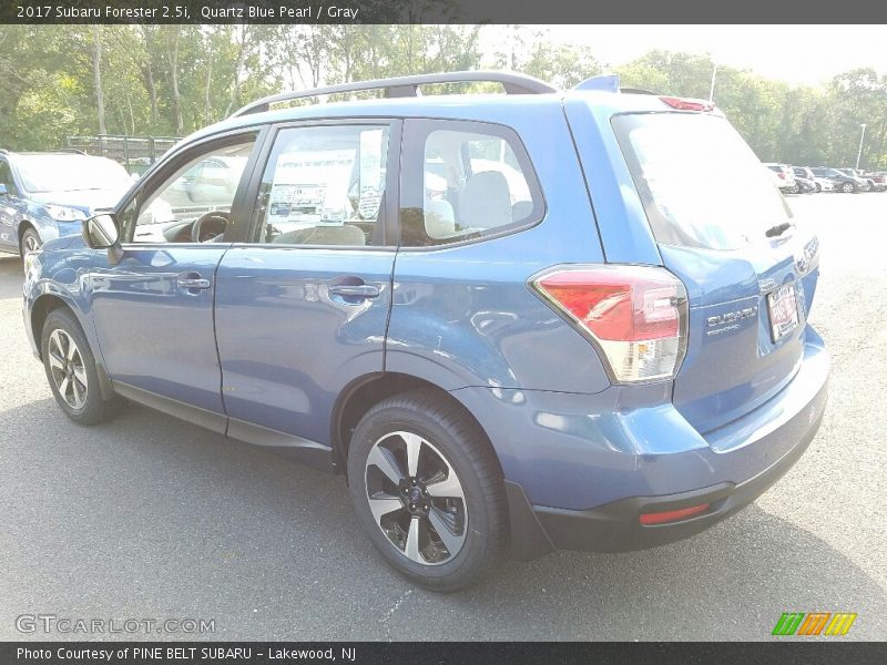 Quartz Blue Pearl / Gray 2017 Subaru Forester 2.5i