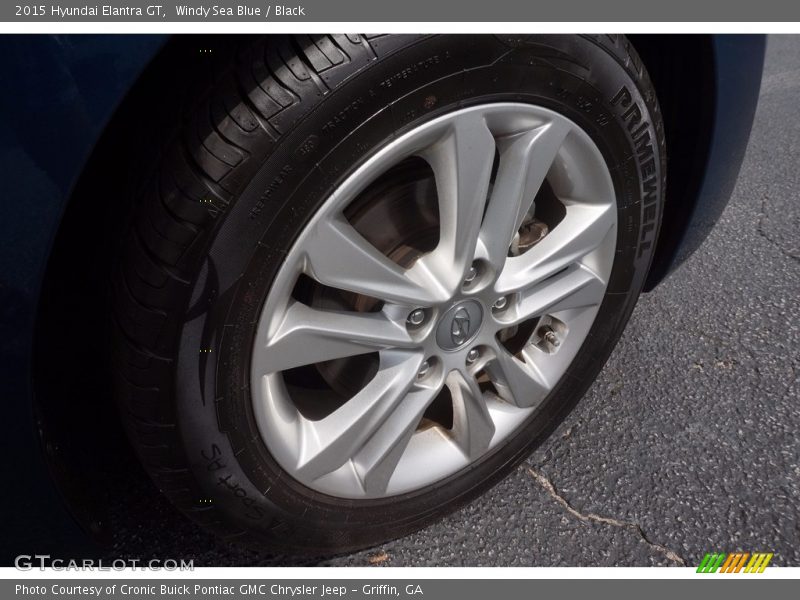 Windy Sea Blue / Black 2015 Hyundai Elantra GT