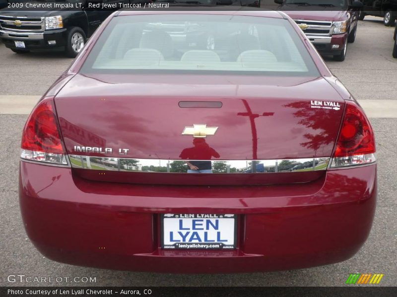 Red Jewel Tintcoat / Neutral 2009 Chevrolet Impala LT