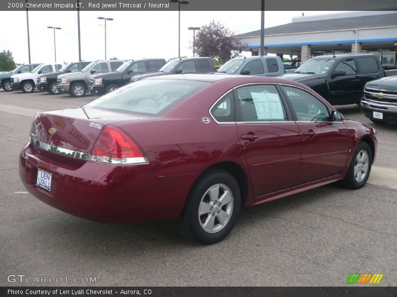 Red Jewel Tintcoat / Neutral 2009 Chevrolet Impala LT