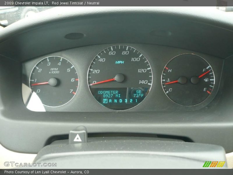 Red Jewel Tintcoat / Neutral 2009 Chevrolet Impala LT