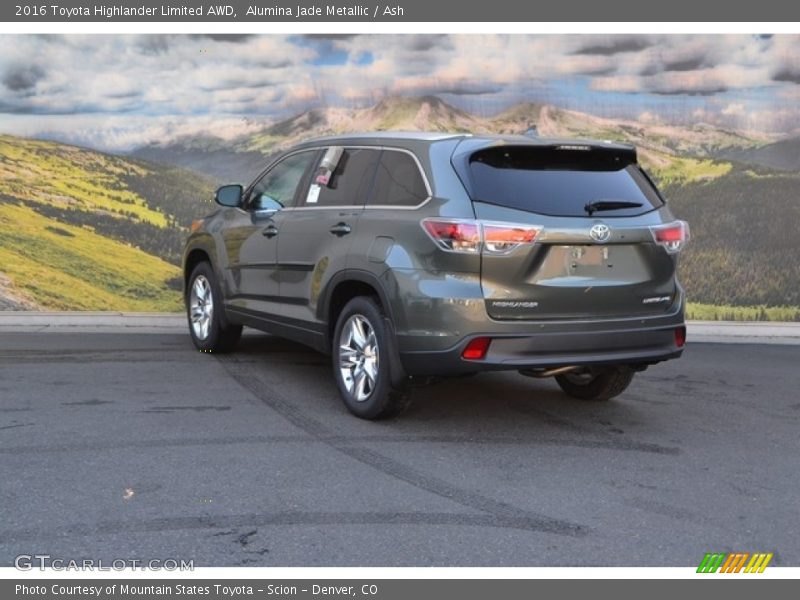 Alumina Jade Metallic / Ash 2016 Toyota Highlander Limited AWD