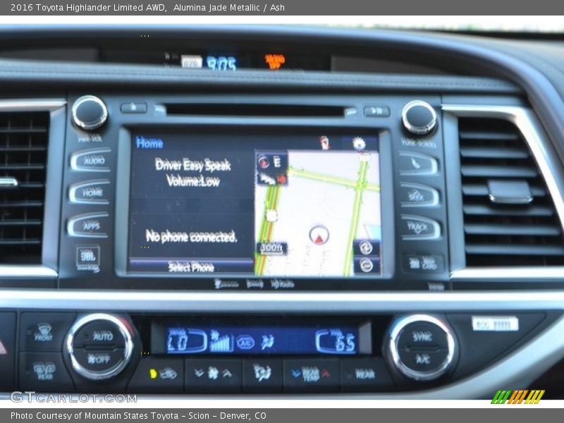 Alumina Jade Metallic / Ash 2016 Toyota Highlander Limited AWD