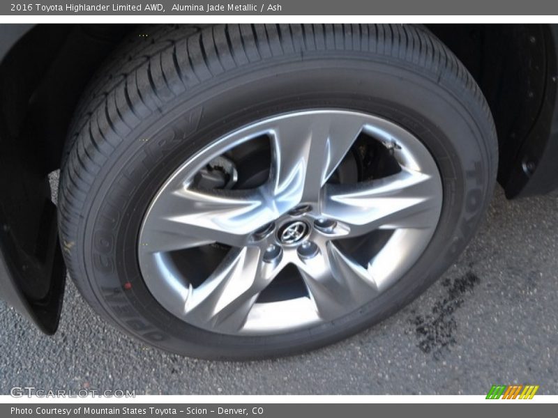 Alumina Jade Metallic / Ash 2016 Toyota Highlander Limited AWD