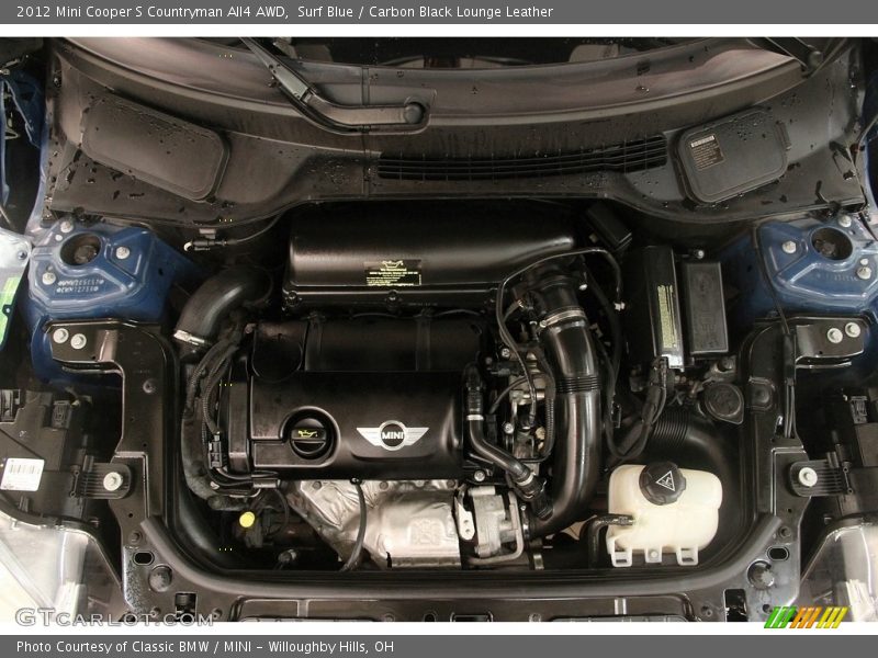 Surf Blue / Carbon Black Lounge Leather 2012 Mini Cooper S Countryman All4 AWD