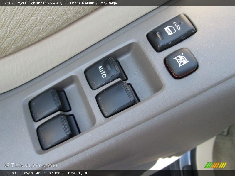 Bluestone Metallic / Ivory Beige 2007 Toyota Highlander V6 4WD