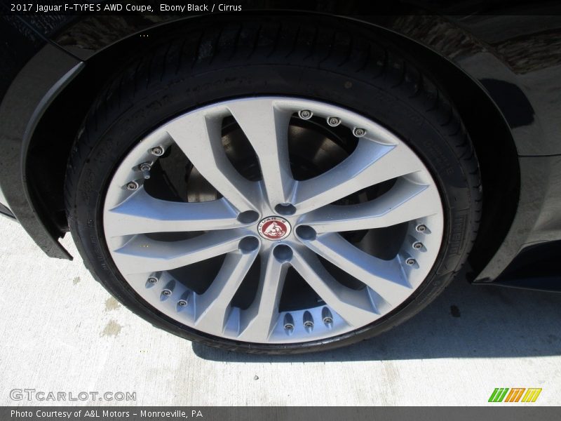 Ebony Black / Cirrus 2017 Jaguar F-TYPE S AWD Coupe