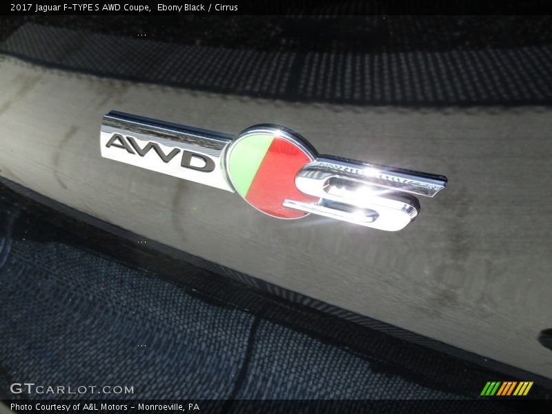 Ebony Black / Cirrus 2017 Jaguar F-TYPE S AWD Coupe