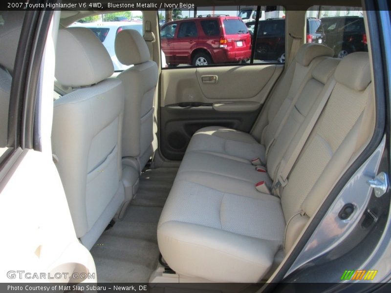 Bluestone Metallic / Ivory Beige 2007 Toyota Highlander V6 4WD