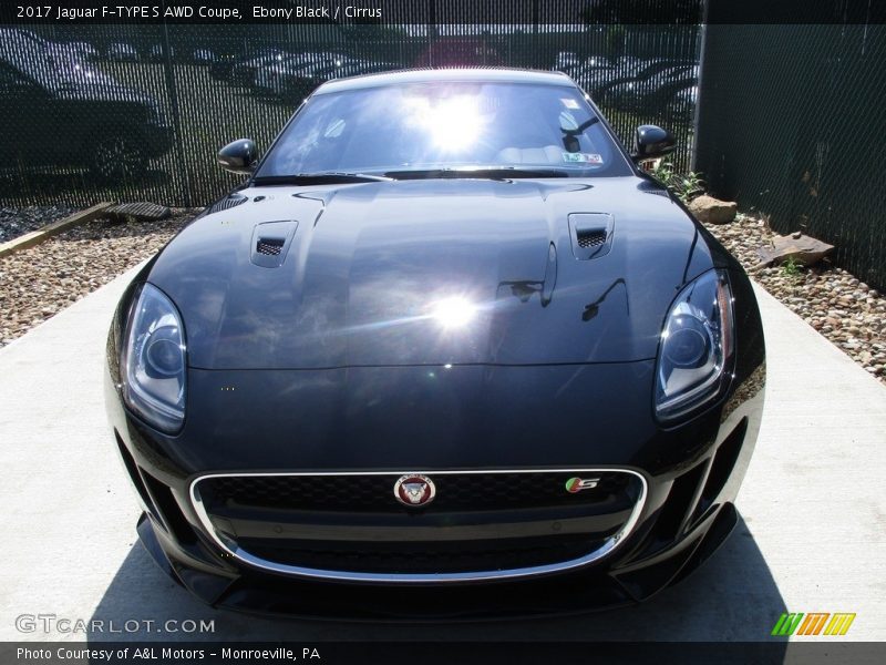 Ebony Black / Cirrus 2017 Jaguar F-TYPE S AWD Coupe