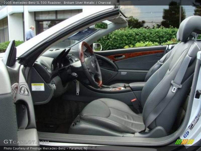 Brilliant Silver Metallic / Charcoal 2005 Mercedes-Benz SL 500 Roadster