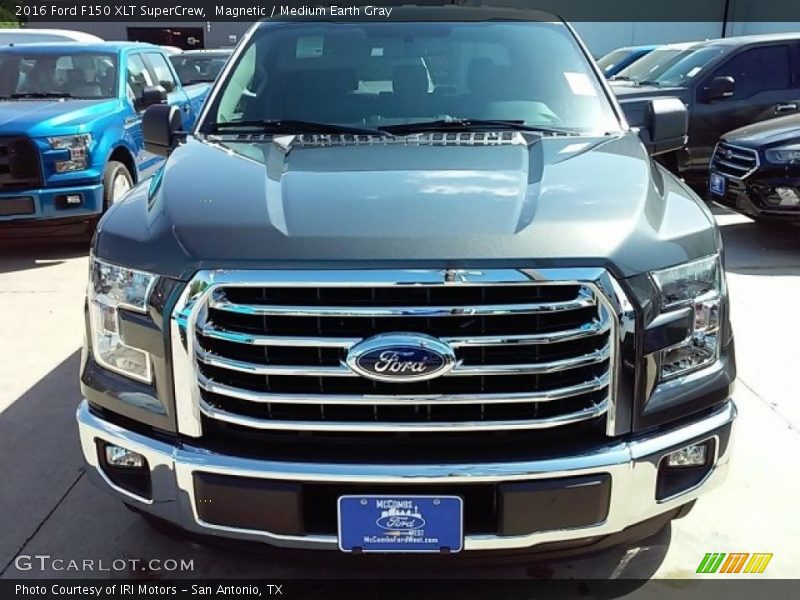 Magnetic / Medium Earth Gray 2016 Ford F150 XLT SuperCrew