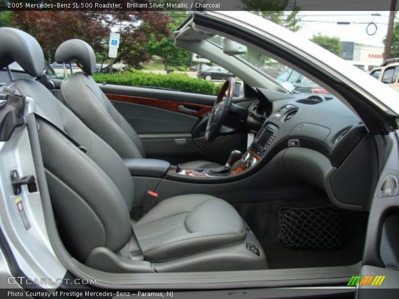 Brilliant Silver Metallic / Charcoal 2005 Mercedes-Benz SL 500 Roadster
