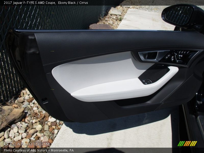 Ebony Black / Cirrus 2017 Jaguar F-TYPE S AWD Coupe
