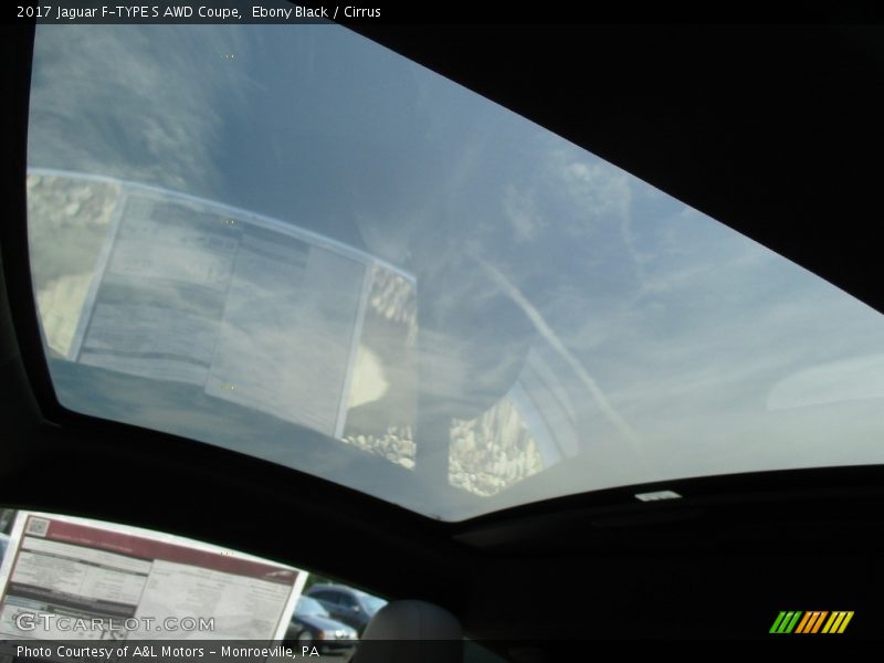 Ebony Black / Cirrus 2017 Jaguar F-TYPE S AWD Coupe
