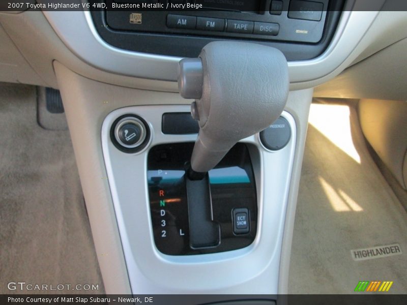 Bluestone Metallic / Ivory Beige 2007 Toyota Highlander V6 4WD