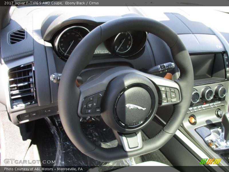 Ebony Black / Cirrus 2017 Jaguar F-TYPE S AWD Coupe
