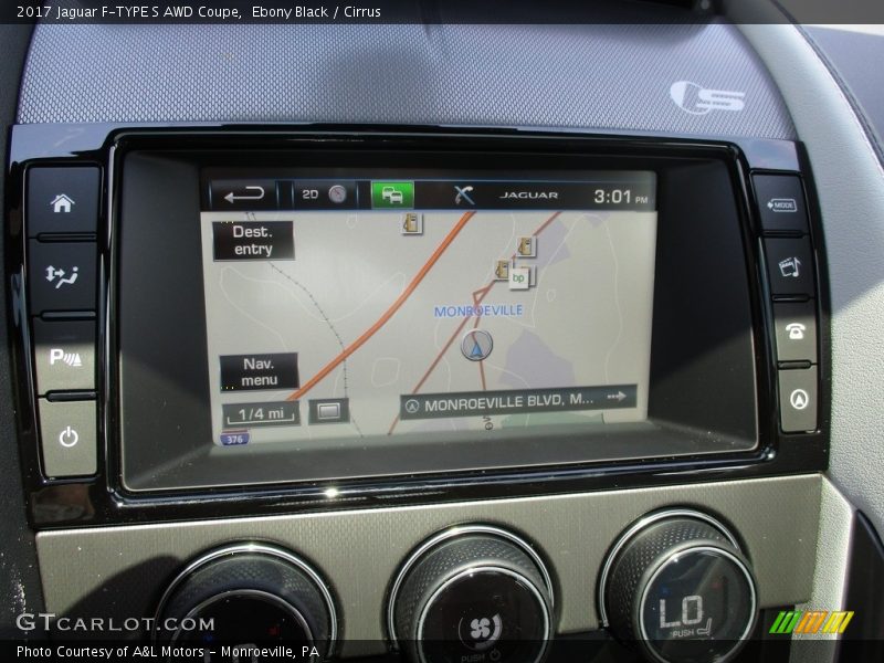Ebony Black / Cirrus 2017 Jaguar F-TYPE S AWD Coupe