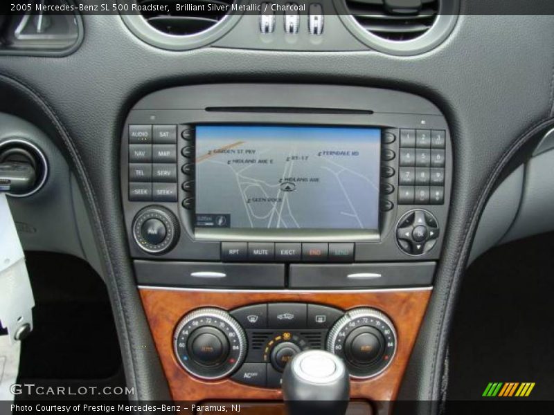 Brilliant Silver Metallic / Charcoal 2005 Mercedes-Benz SL 500 Roadster