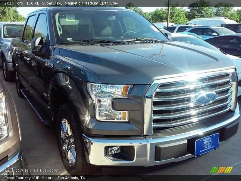 Magnetic / Medium Earth Gray 2016 Ford F150 XLT SuperCrew