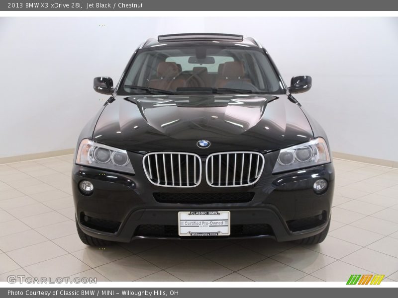 Jet Black / Chestnut 2013 BMW X3 xDrive 28i