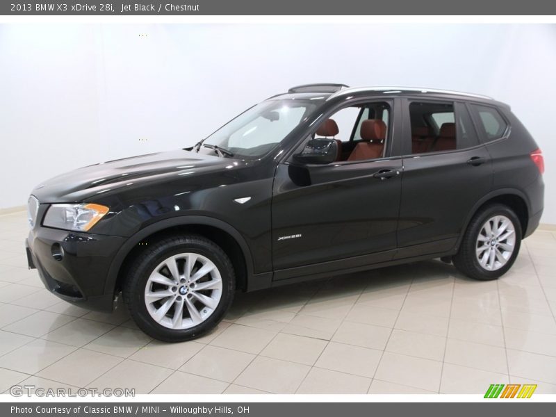 Jet Black / Chestnut 2013 BMW X3 xDrive 28i