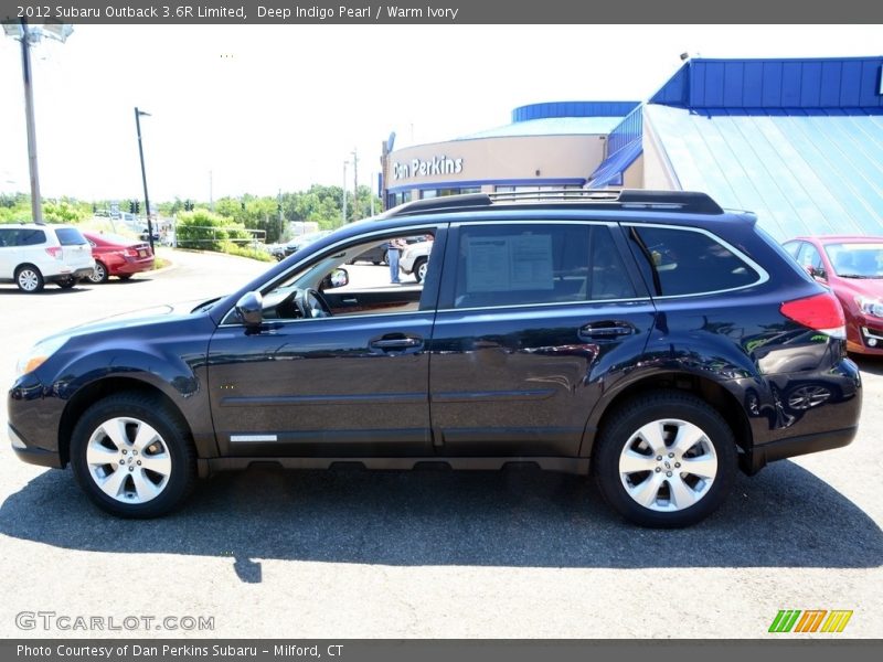 Deep Indigo Pearl / Warm Ivory 2012 Subaru Outback 3.6R Limited