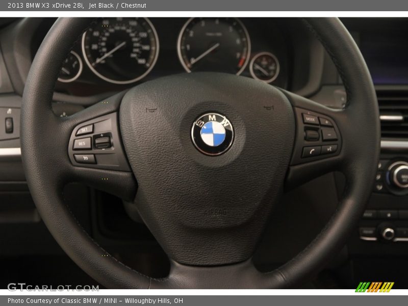 Jet Black / Chestnut 2013 BMW X3 xDrive 28i
