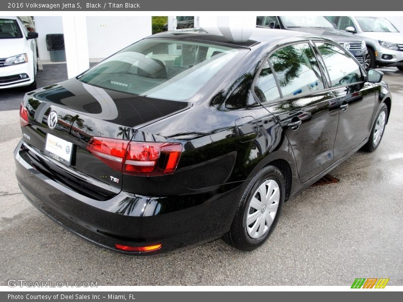 Black / Titan Black 2016 Volkswagen Jetta S