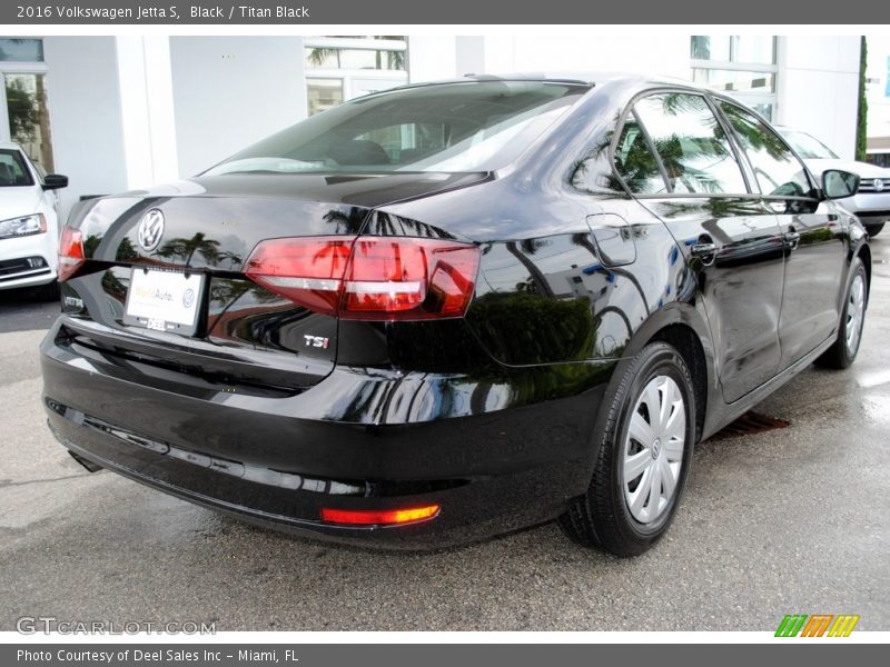 Black / Titan Black 2016 Volkswagen Jetta S