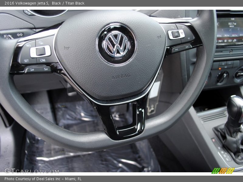 Black / Titan Black 2016 Volkswagen Jetta S