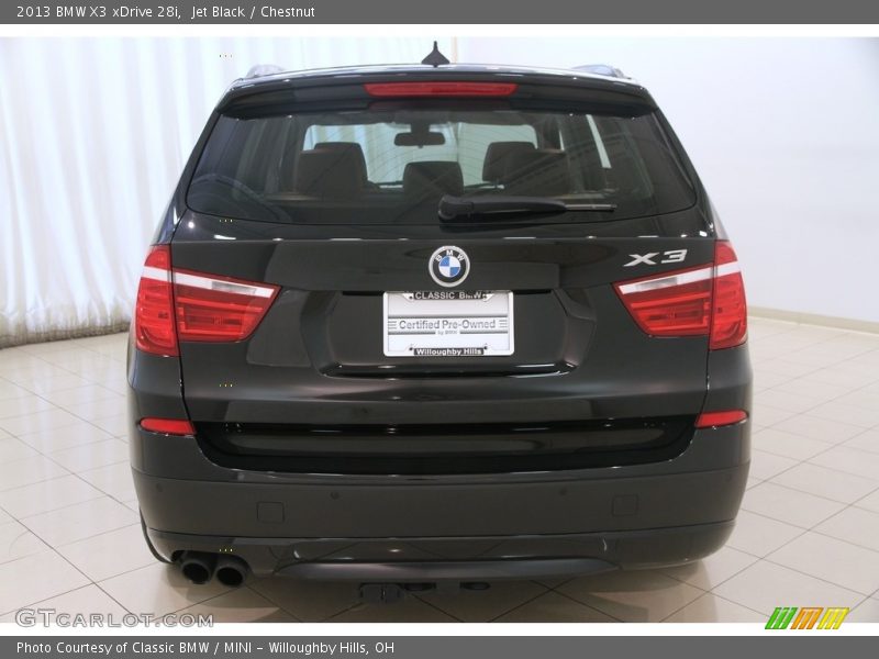 Jet Black / Chestnut 2013 BMW X3 xDrive 28i