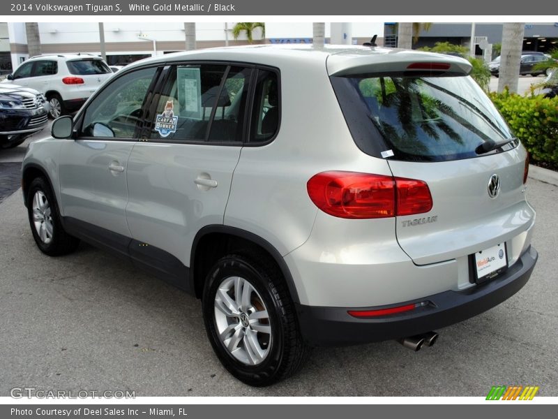 White Gold Metallic / Black 2014 Volkswagen Tiguan S
