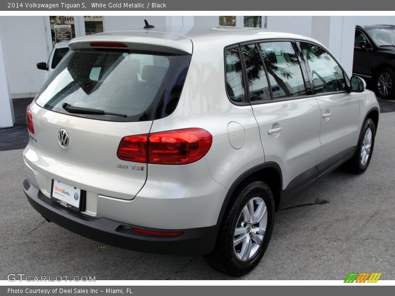 White Gold Metallic / Black 2014 Volkswagen Tiguan S
