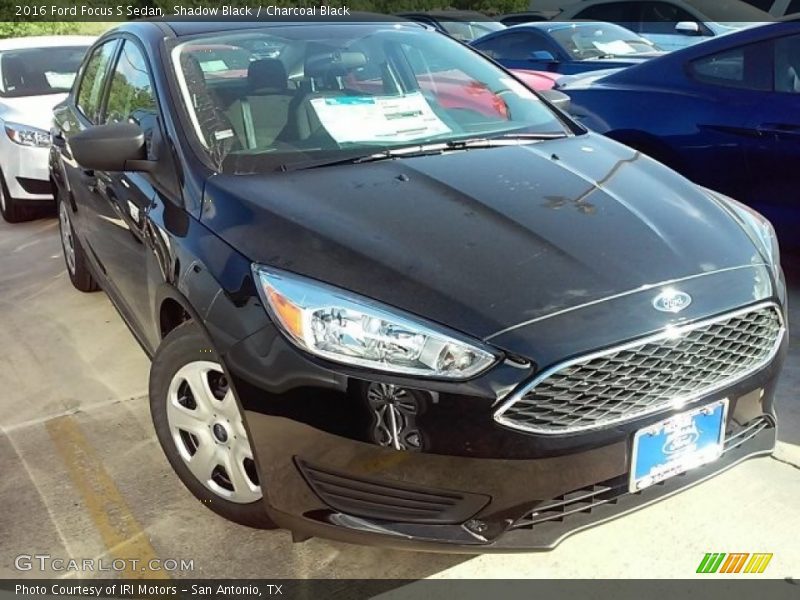 Shadow Black / Charcoal Black 2016 Ford Focus S Sedan