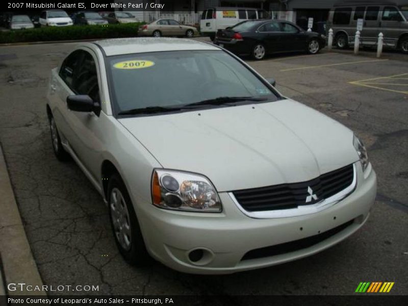 Dover White Pearl / Gray 2007 Mitsubishi Galant ES