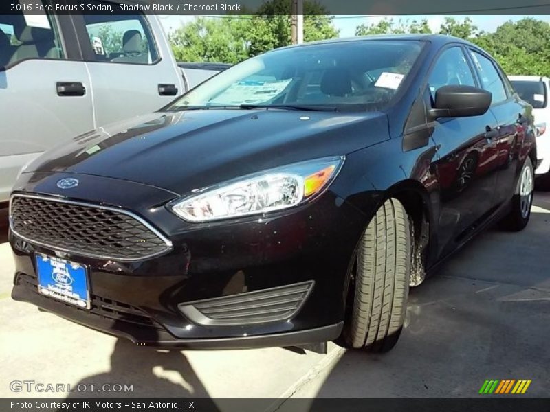 Shadow Black / Charcoal Black 2016 Ford Focus S Sedan